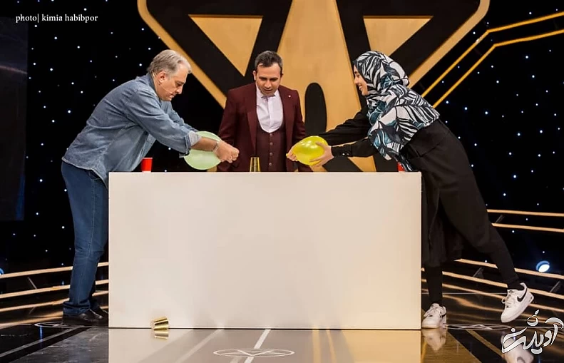 ایرج نوذری و دخترش در «پنج ستاره» / عکس